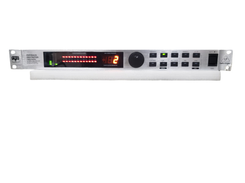 Behringer Automatic and Ultra-Fast Feedback Destroyer Preametric EQ FBQ1000 Q W/ Rack Mount