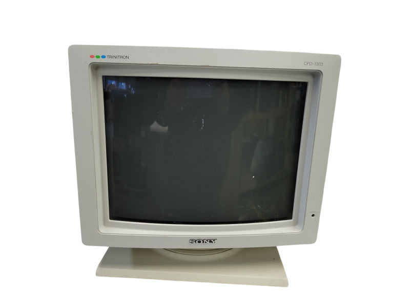 Sony Trinitron CRT Monitor Character Display CPD-1303 Made in Japan RARE %