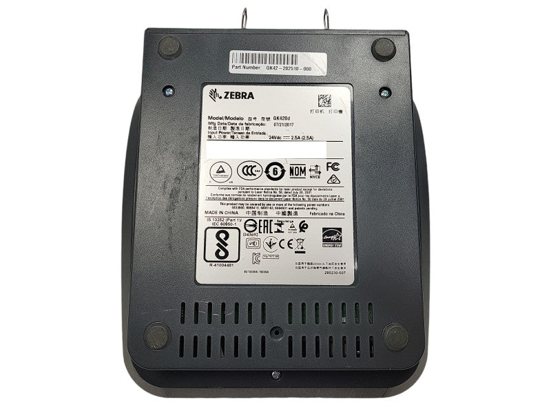 Zebra GK420d Direct Thermal Barcode Label Printer, TESTED $