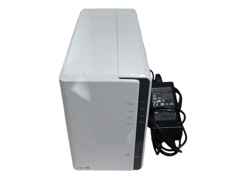 Synology DiskStation DS-216j 2-Bay NAS, 8TB (2x 4TB 3.5" HDD) w/ PWR