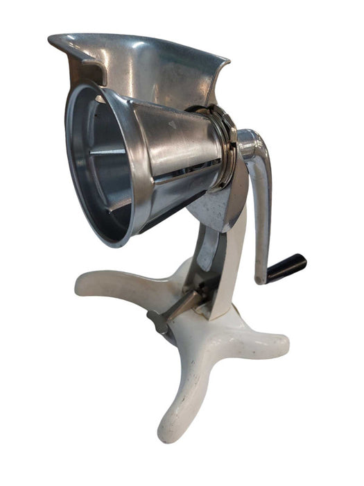 Vintage Wear-Ever Hand Wind Slicer with 5 Slice Shape Attachments  =