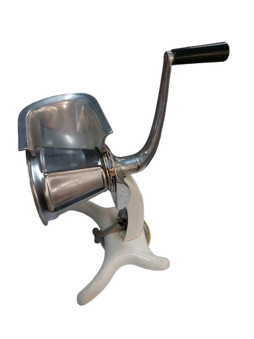 Vintage Wear-Ever Hand Wind Slicer with 5 Slice Shape Attachments  =