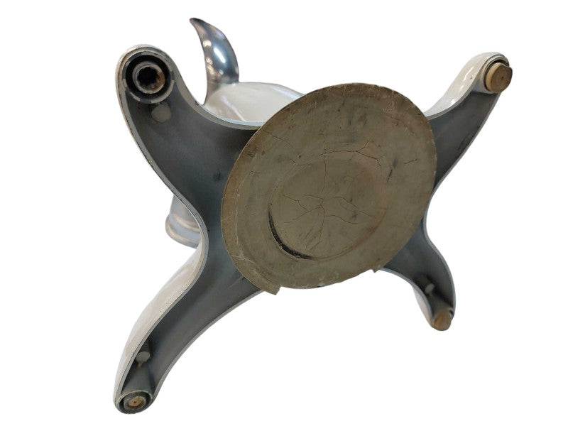 Vintage Wear-Ever Hand Wind Slicer with 5 Slice Shape Attachments  =