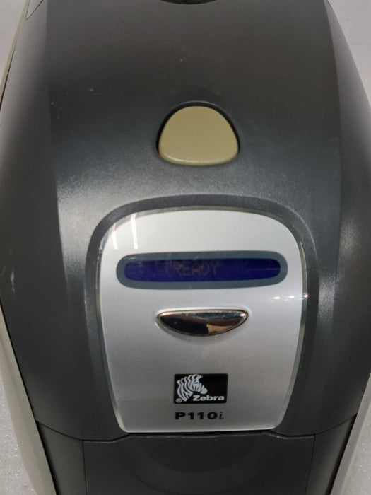 Zebra P110i ID Card Thermal USB Card Printer P110I-0000A-ID0 READ _