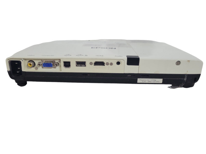 EPSON POWERLITE 1770W LCD Projector Portable, Lamp Hours: 570 !