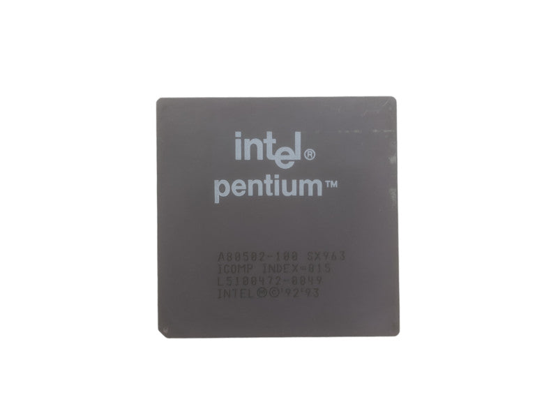 Vintage Intel Pentium A80502-100 SX963 Processor