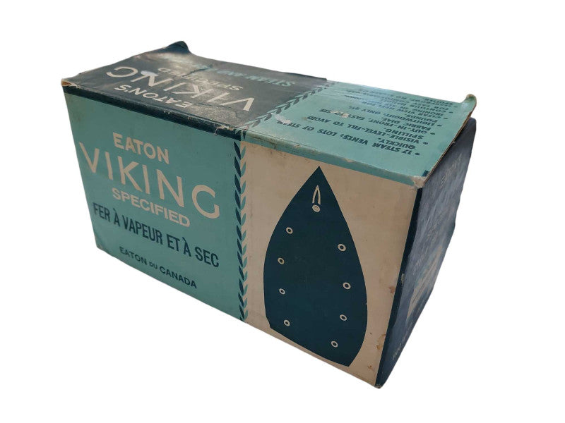 Vintage Eatons Viking Specified Steam & Dry Iron in Box Model:1326 =