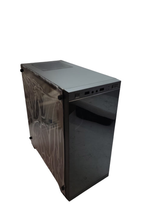 Basic computer case, clear side, no usb / audio ports %