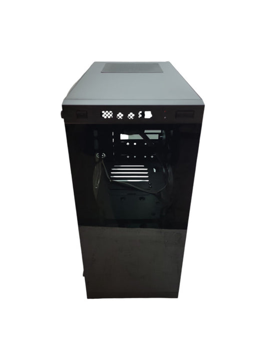 Basic computer case, clear side, no usb / audio ports %