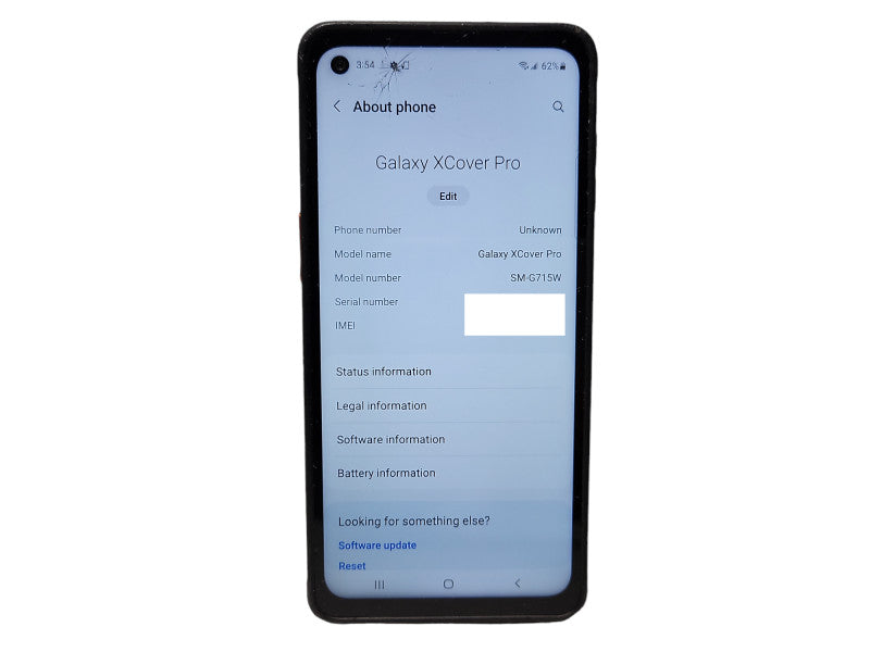Samsung Galaxy XCover Pro 64GB (SM-G715W) READ $
