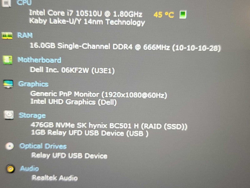 Dell Latitude 5410 |i7- 10510U| 16GB DDR4| 512GB SSD β Lap200
