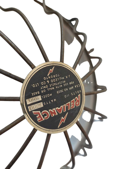 Vintage Reliance Floor Dish Heater Model: 350 Made in Toronto 1000Watts  =