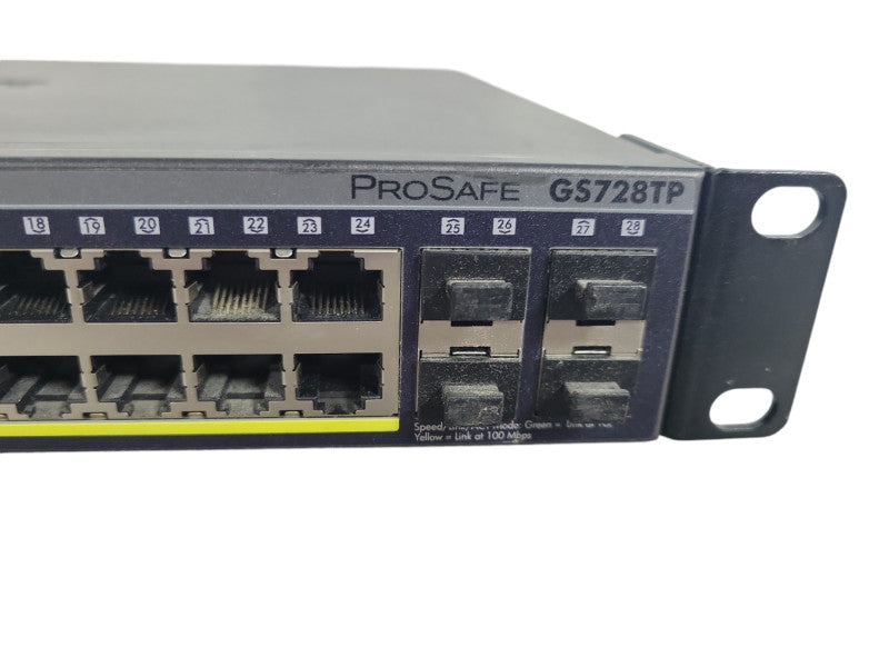 Netgear ProSafe GS728TP 24 Port PoE Gigabit Network Switch !