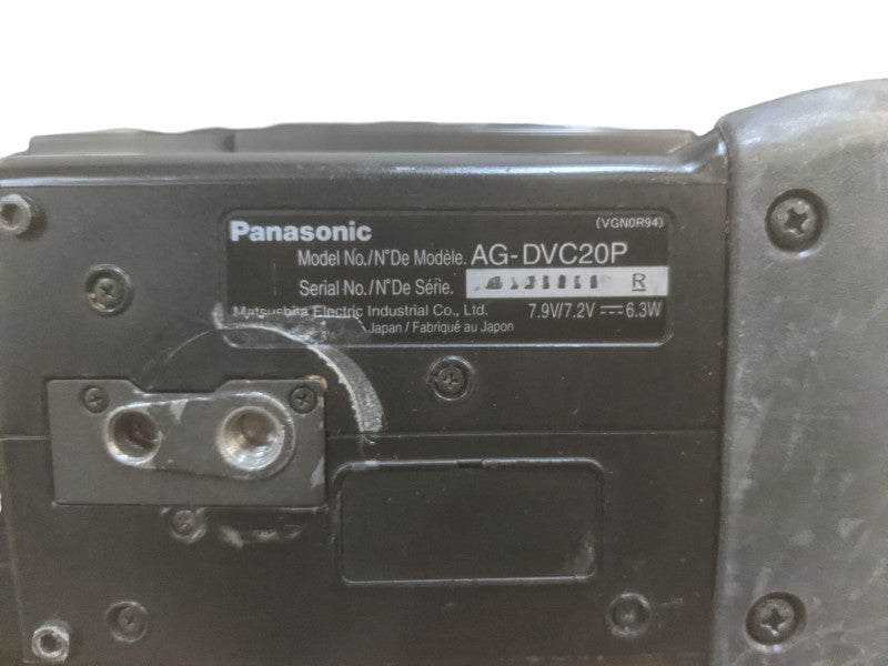 Panasonic AG-DVC20P Camcorder 3CCD Mini | No Battery