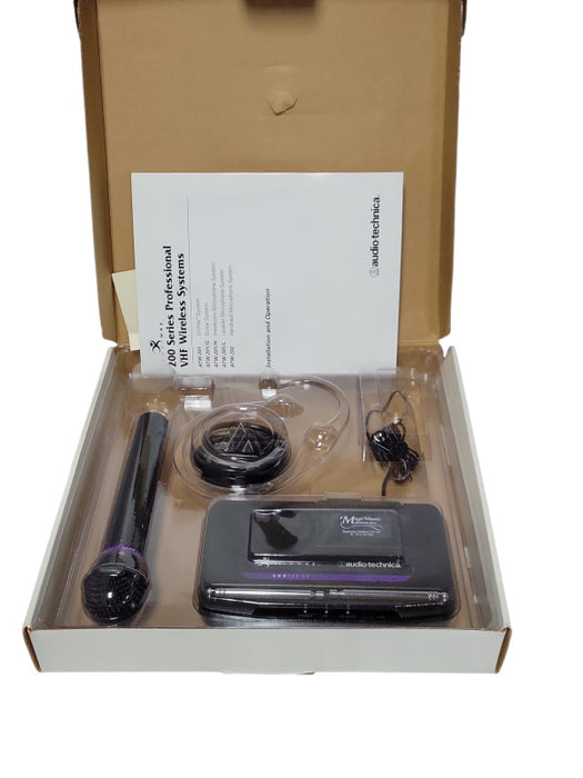 Audio Technica ATW-202-TB VHF Wireless system, READ _