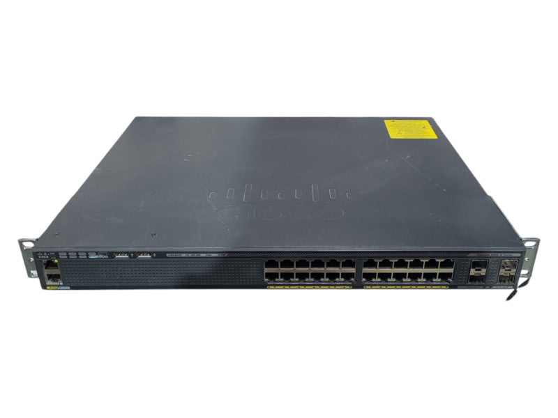 Cisco WS-C2960X-24PS-L, 24-Port Gigabit PoE+ 370W Switch, 4x SFP