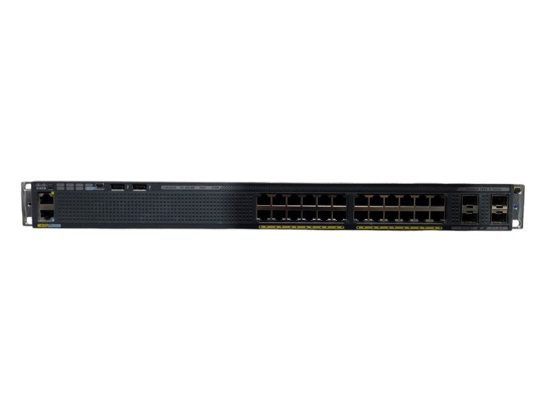 Cisco WS-C2960X-24PS-L, 24-Port Gigabit PoE+ 370W Switch, 4x SFP