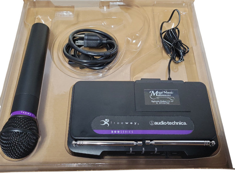 Audio Technica ATW-202-TB VHF Wireless system, READ _