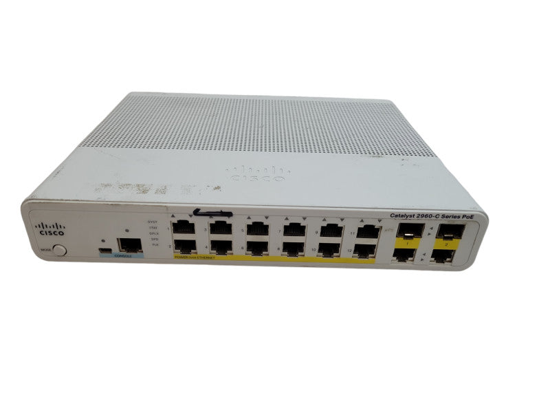 Cisco Catalyst WS-C2960C-12PC-L | Silent 12-port poe Q%