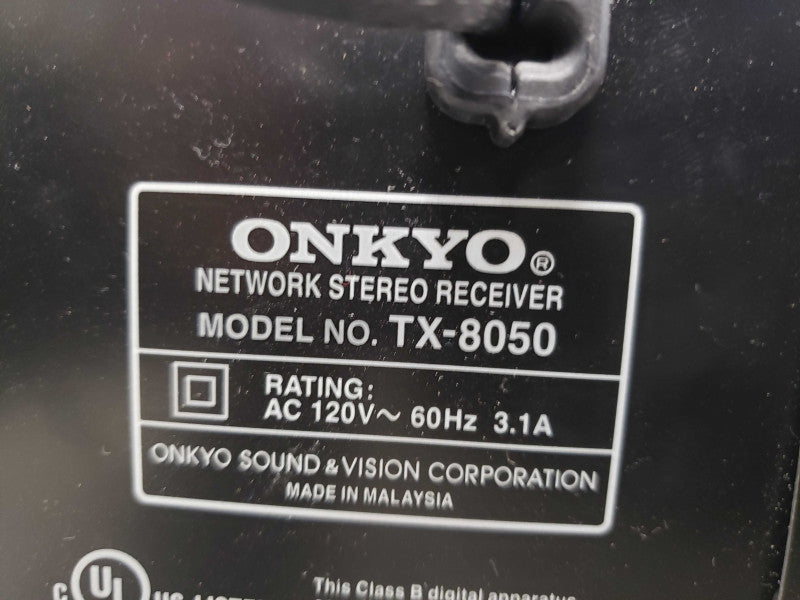 Onkyo TX-8050 AM/FM Network Stereo Receiver