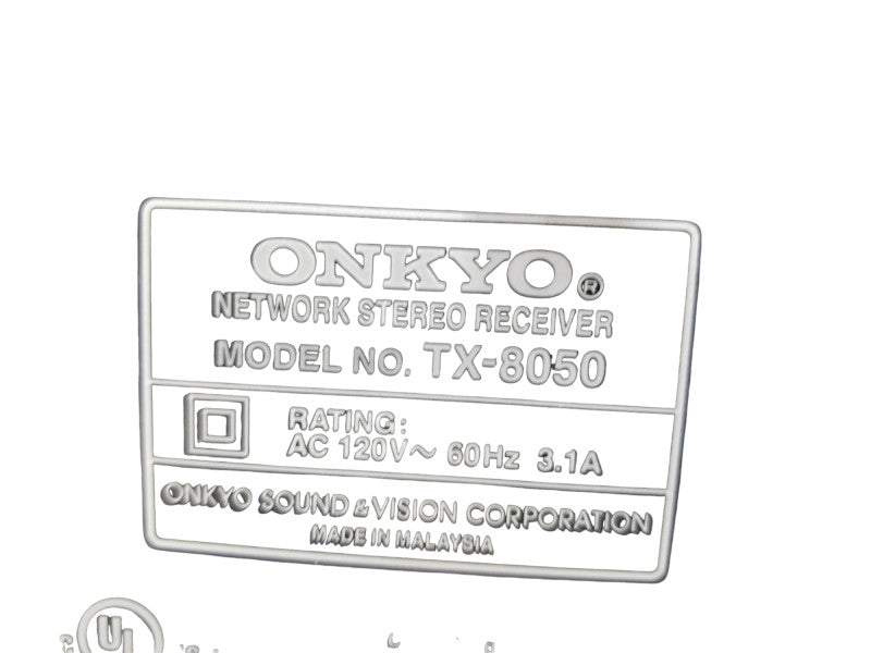 Onkyo TX-8050 AM/FM Network Stereo Receiver