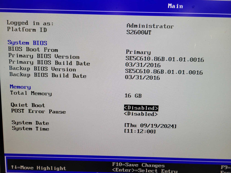 Intel 2U Server S2600WT - 2x Xeon E5-2620 v3 | 16GB RAM | NO HDD | INTEL RAID %