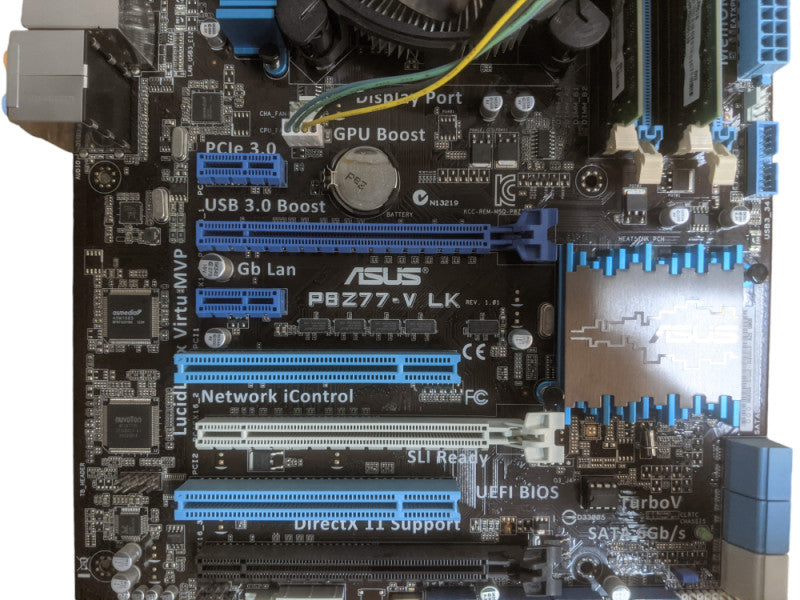 ASUS P8Z77-V LK Motherboard | Core i5-3570K | 16GB DDR3 | I/O Shield