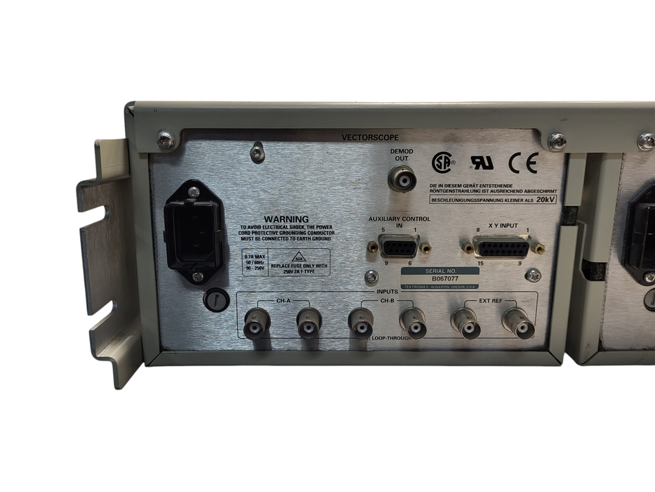 Tektronix 1730 Waveform Monitor & 1720 Vectorscope READ $