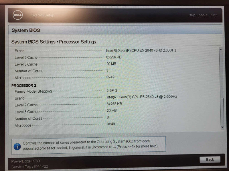 DELL PowerEdge R730 2x E5-2640 v3 @ 2.6GHz 32GB RAM H730P Mini 2x PSU 2.5"  $