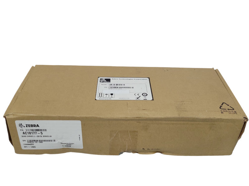 Open-Box Zebra UCLI72-4 Quad Battery Charger AT16305-8 with Power Adapter _