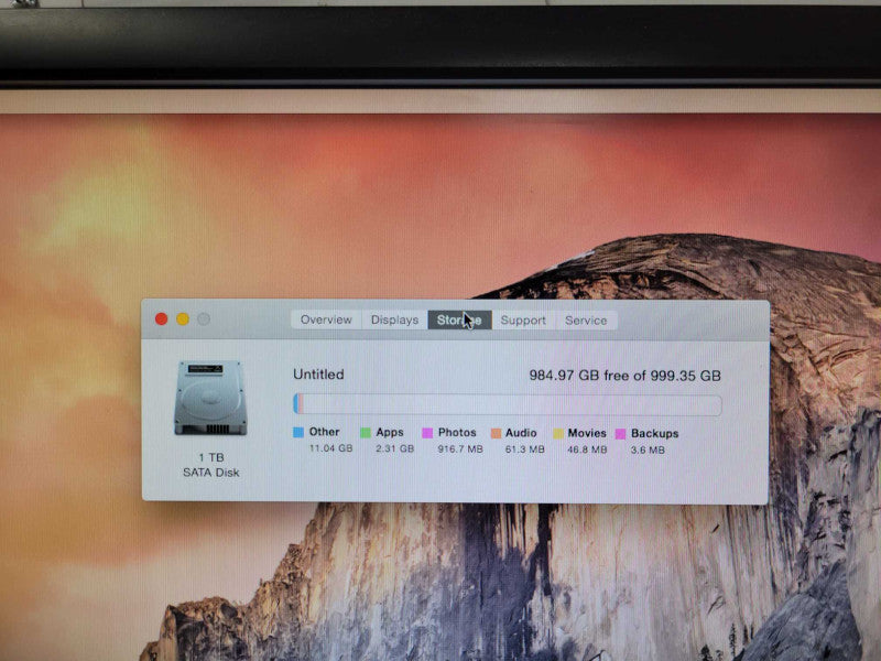 Mac Mini Late 2014, Core I5-4308U 2.8GHz, 8GB RAM, 1TB HDD, OS X Yosemite _