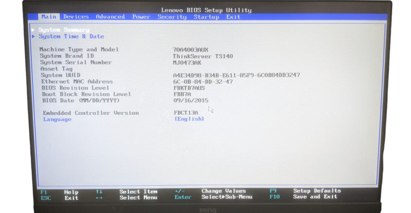 Lenovo ThinkServer TS140 | Xeon E3-1226 v3 | 16GB DDR3 | No HDD