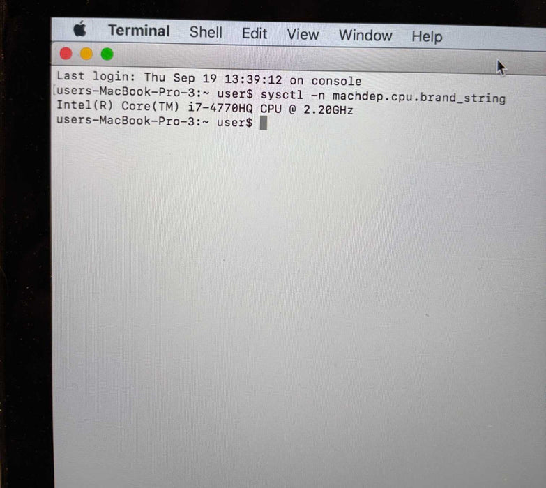 Apple MacBook Pro Retina 15-inch Mid 2015 i7-4770HQ 16GB 256SSD READ!