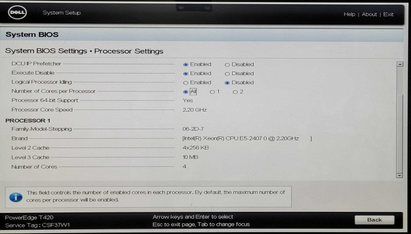 DELL PowerEdge T420 8x 3.5", Xeon E5-2407 0 2.20GHz, 48GB RAM, PERC H310