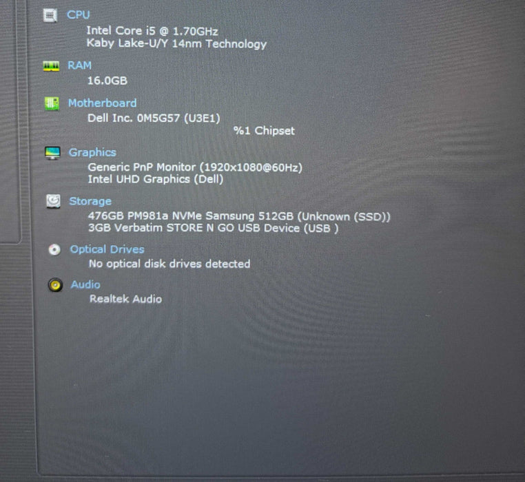 Dell Latitude 7410 TOUCH i5-10310U 16GB RAM 512SSD No Power Adapter READ! Q Lap200
