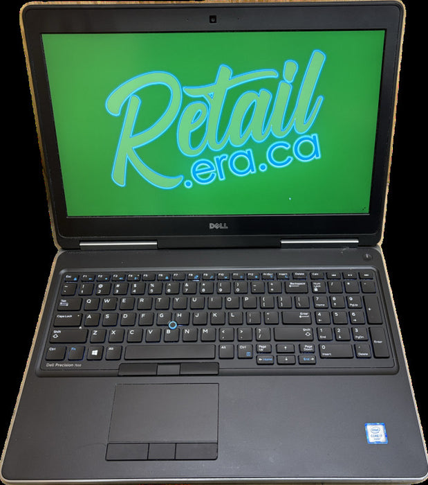 Dell Precision 7510 i7-6820HQ@2.7GHz QUADRO M1000M 2GB GPU 16GB RAM 256GB SSD  Lap200