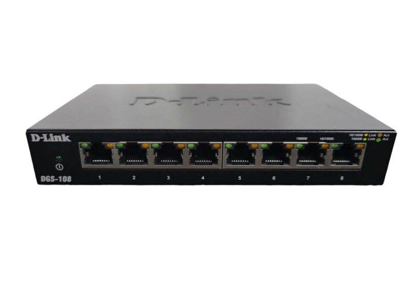 D-LINK DGS-108 8 Ports Gigabit Ethernet Switch with !