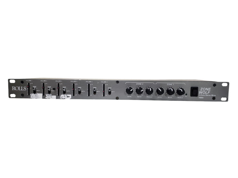 Rolls Zone Wolf RM68 Rack Mountable 2 Mixer