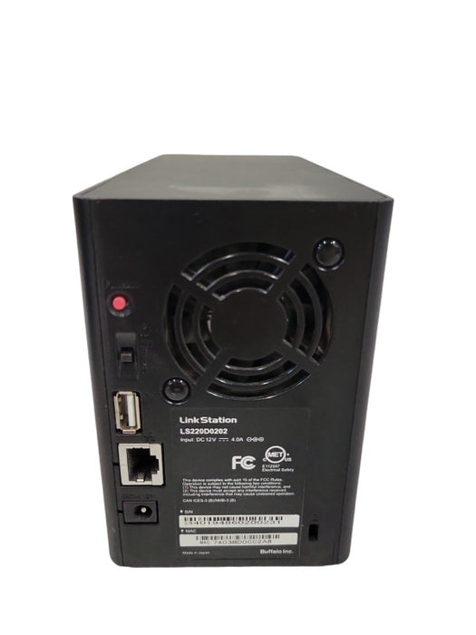 Buffalo LinkStation (LS220d0202) 2-Bay 3.5" NAS Q%