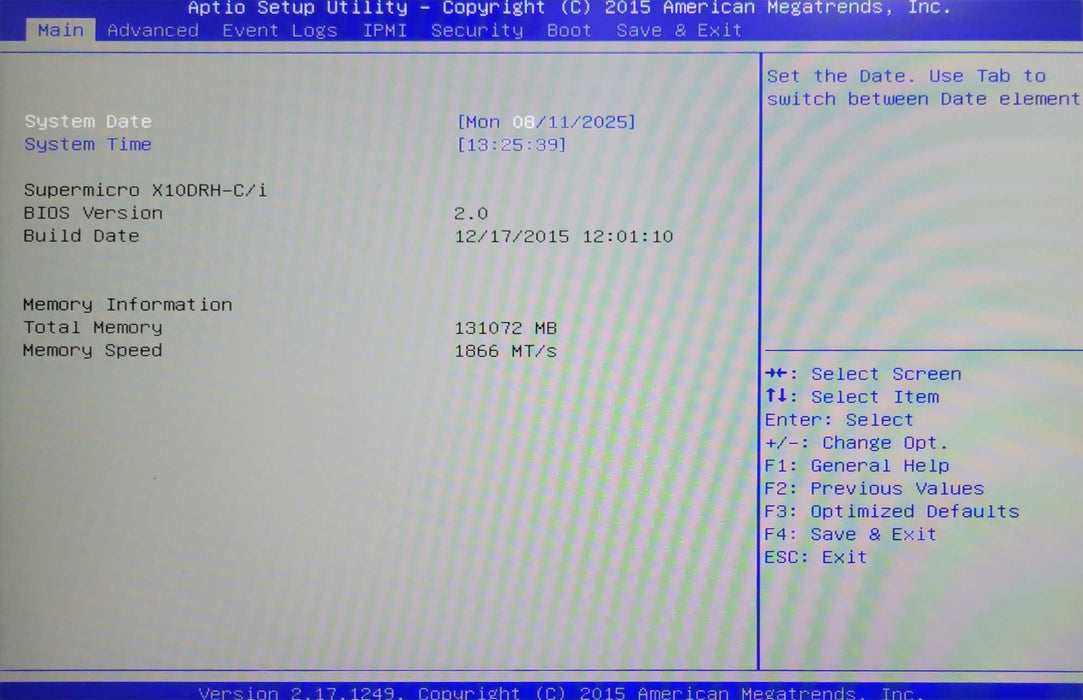 Supermicro X10DRH-C/i 2x Xeon E5-2630v3 2.40GHz, 128GB DDR4, 2x PSU _