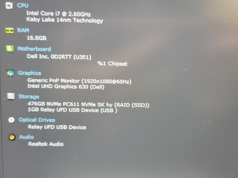 Dell Latitude 5401 | i7- 9850H| 16GB DDR4| 512GB SSD  β BudLap