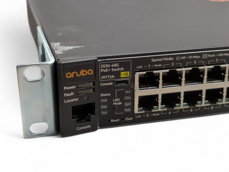 Aruba 2530-48G PoE+ Switch J9772A with 4x SPF Q-
