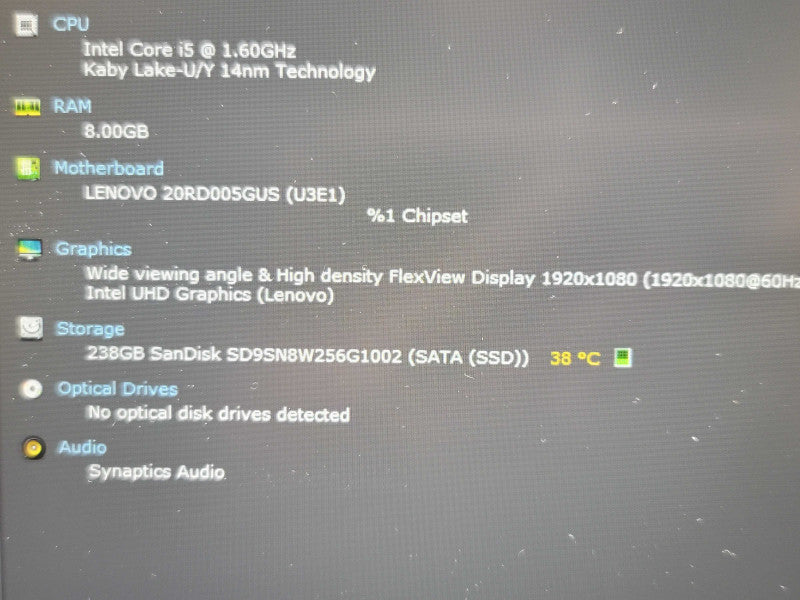 Lenovo ThinkPad E15| i5-10210U| 8GB DDR4| 256GB SSD  β Lap200
