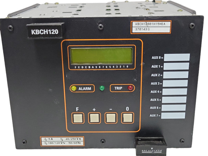GEC ALSTOM KBCH12001H15MEA  Transformer Differential Protection Relay READ _