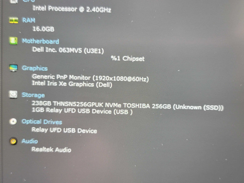 Dell Latitude 5520| i5-1145G7| 16GB DDR4| 256GB SSD READ  Qβ Lap200