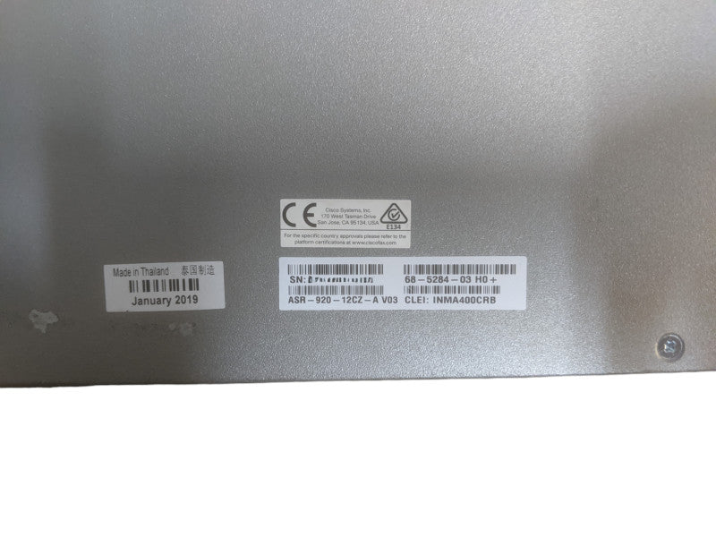 Cisco ASR920 | ASR-920-12CZ-A V03 | Aggregation Services Router