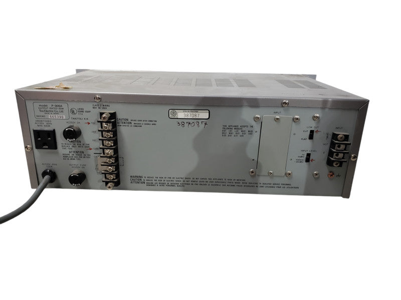 TOA 900 Series Power Amplifier P-906A Amp