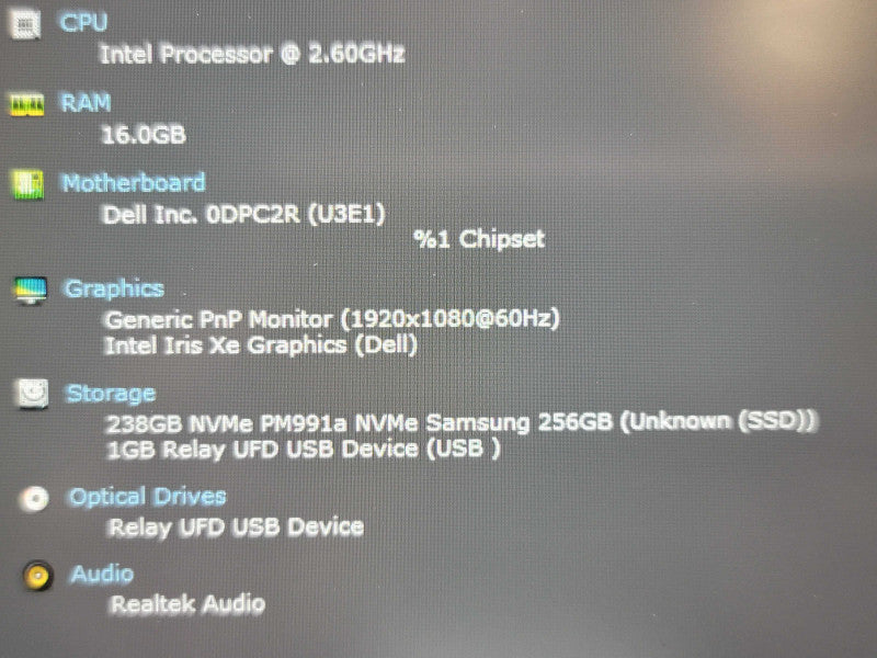 Dell Latitude 5520 | i5-1145g7| 16GB DDR4| 256GB SSD READ  β Lap200