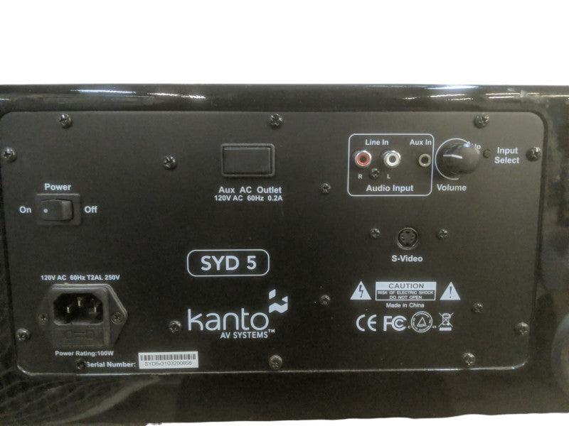 Kanto SYD 5 Powered Speaker Dock | with 30-pin iPod Connection