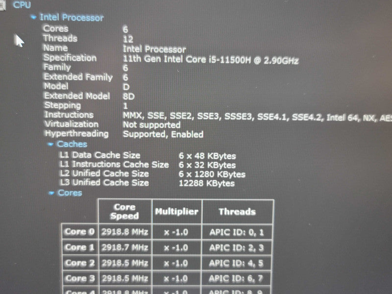 Dell Latitude 5421|  i5-11500H| 16GB DDR4| 256GB NVMe  β Lap200